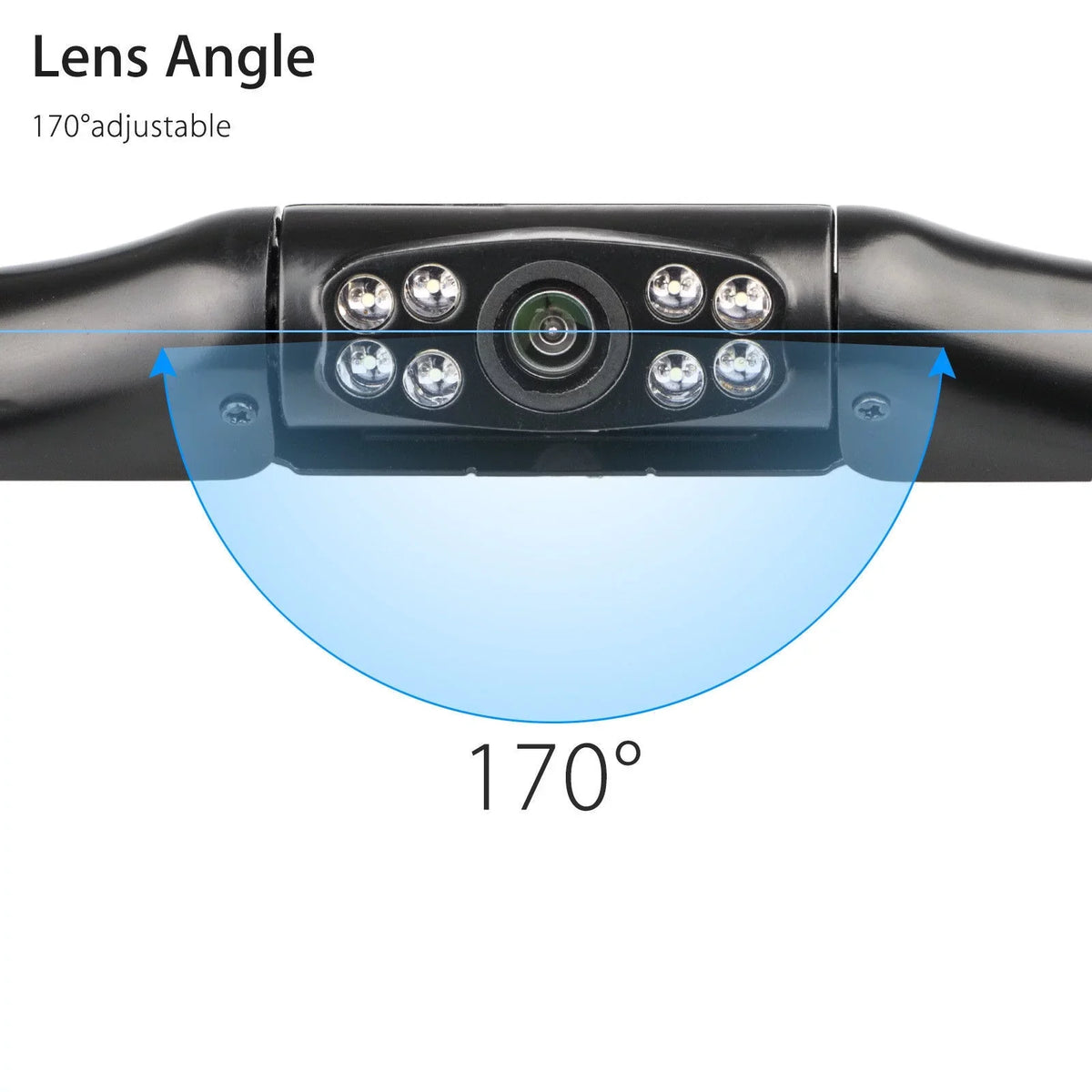 Rear Camera 5" View setup Monitor Car Backup HD Night Parking Vision Wireless +