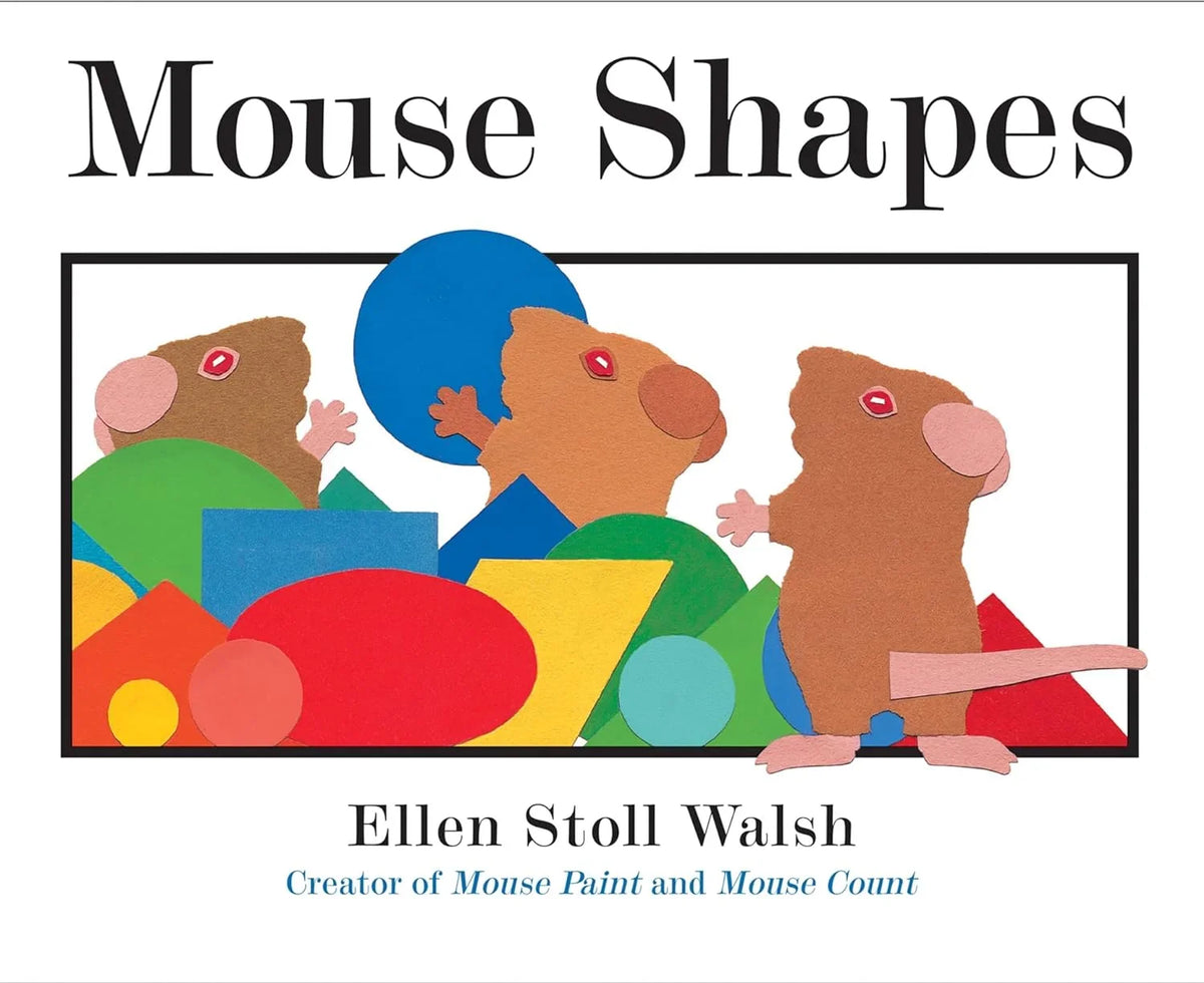 the them! three and Shapes that shapes color Paint, by Count, with Stoll mixing, Collection) (Hardcover Mouse Mouse about mice learn 123s Mouse Ellen colors, animals and Walsh chase
