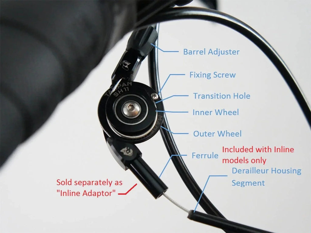 Conversion Tooth 10-Speed Components Wolf Tanpan Inline: