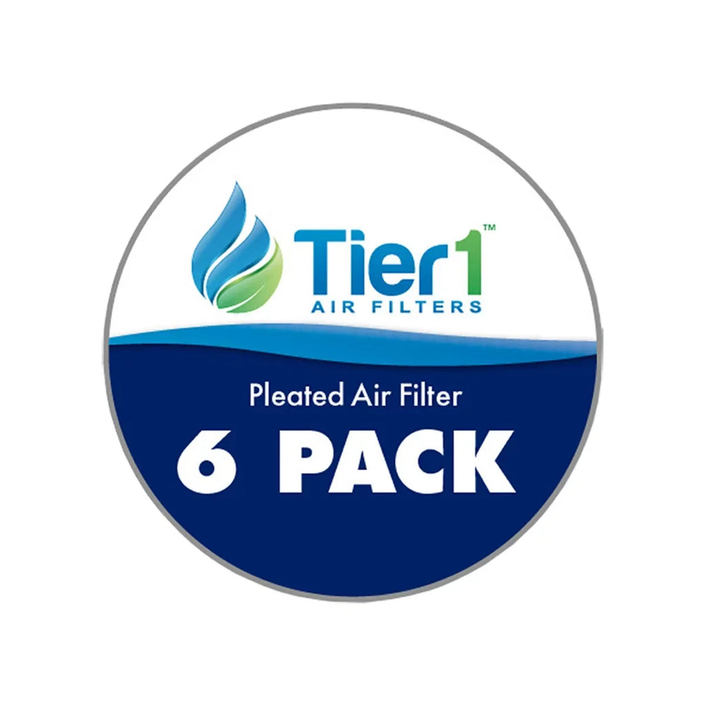 Merv Pack Tier1 - 6 Furnace Filter Air/ 20x25x1 Pleated 11