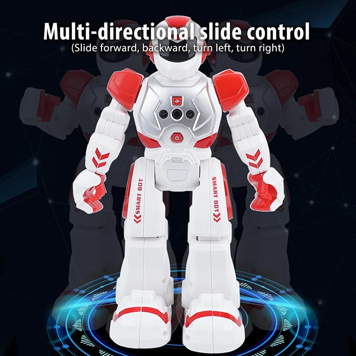 Dancing Robots Gesture Kids Walking RC Robot for Singing Red and Boys Girls Sensing - Smart for
