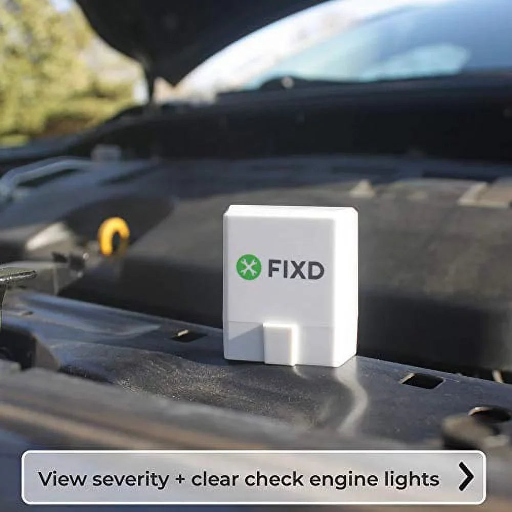 Newer Diagnostic Code Scanner OBD2 Auto Fix Bluetooth & OBD2 & Scan Vehicles - for & iPhone Wireless - Check to (3 Cars or for Engine Tools All Car FIXD Tool Car ‘96 Readers & Android Pack)