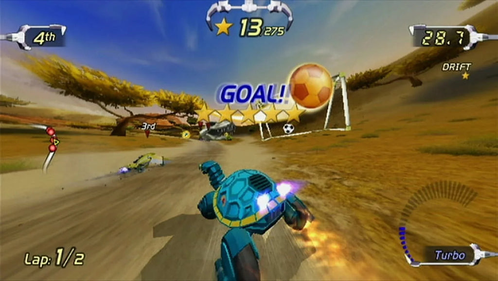 Wii Trick Nintendo Racing Excitebots: -