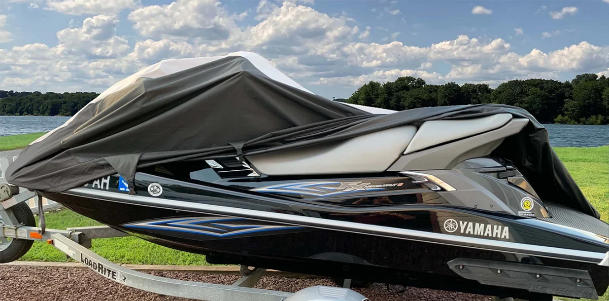 Compatible 300LX PWC Watercraft PWC for Ski Cover Jet HEAVY-DUTY Trailerable Ultra SUPER 2011-2015 Cover Kawasaki JetSki
