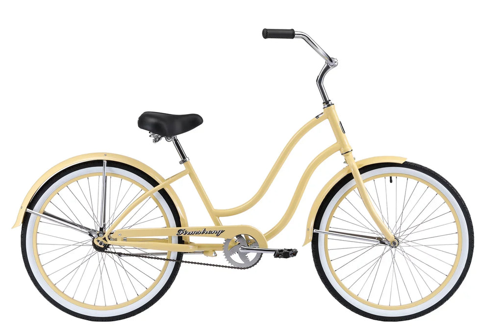 Speed, Bicycle, Beach Women's, 26", Single Firmstrong Vanilla Siren Cruiser Lady