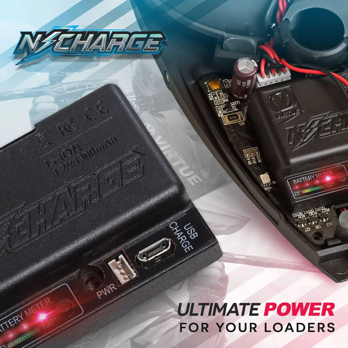 '- Pack & Virtue Rotors Rechargeable Fits N-Charge all Battery Spires