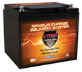 Fishing Thrust 50lb Electric 50AH Battery Boat 12V Outsunny for MR86-50 12V Motor Trolling AGM Vmaxtanks