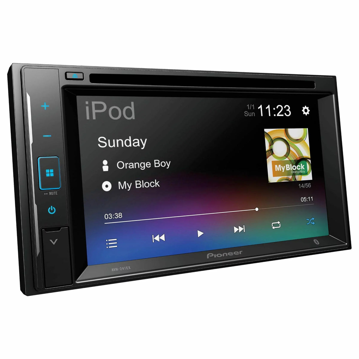 Resistive 6.2 - inch Receiver Ready DVD Up Back - Black Camera Touchscreen Pioneer