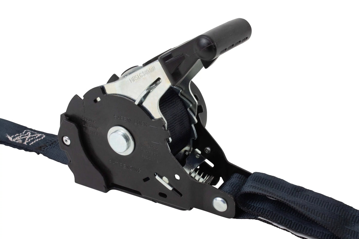 Ratchet Motorcycles, NO-RATCHETING Retract Retractable Secure Tie-Down Hook Coated Trailer for Bikes: Pack with 1" x 8 | Tiedowns Straps Straps S ATVs, & Auto 12' Pickup Ratchet Tight -