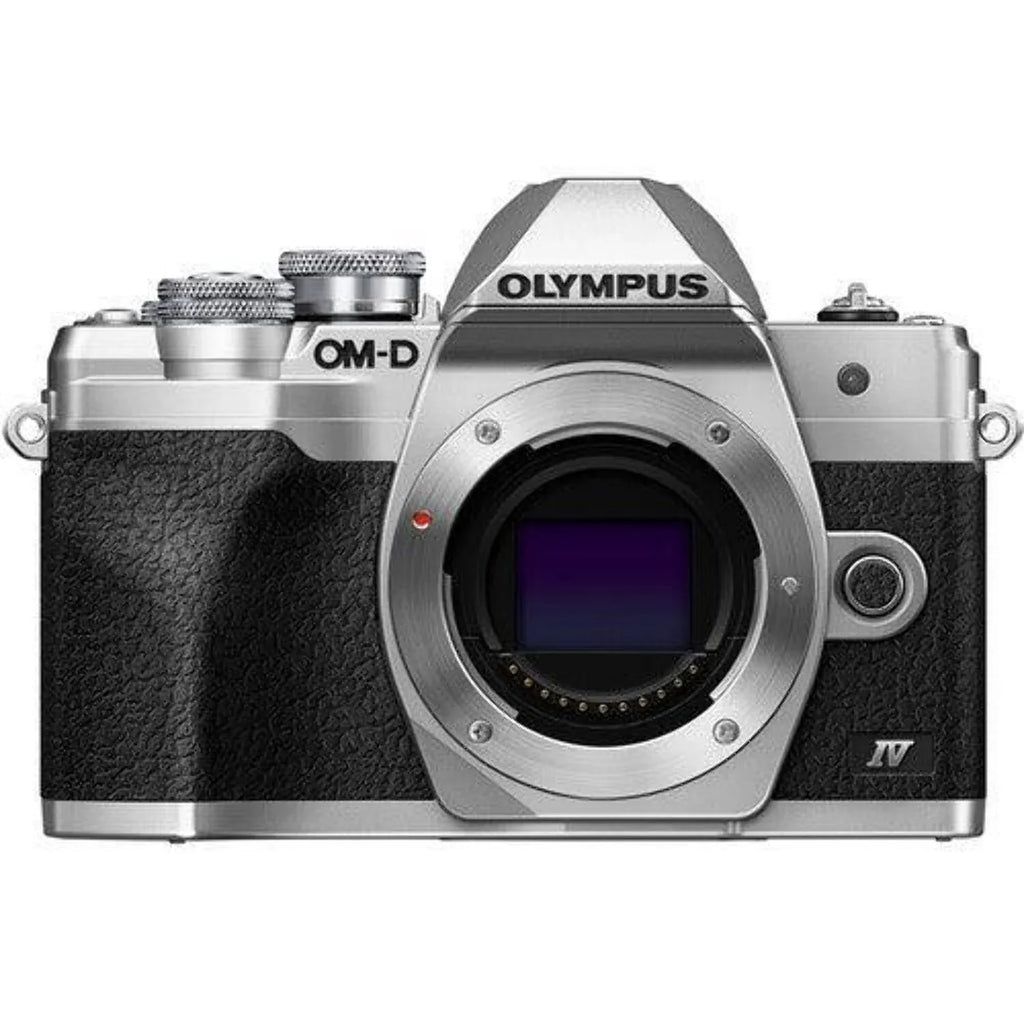 E-M10 IV OM-D Only, Mark Megapixel Mirrorless Olympus Body Silver 20.3 Camera