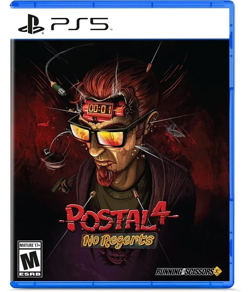 4 NO POSTAL 5 - Playstation REGERTS [LRG]