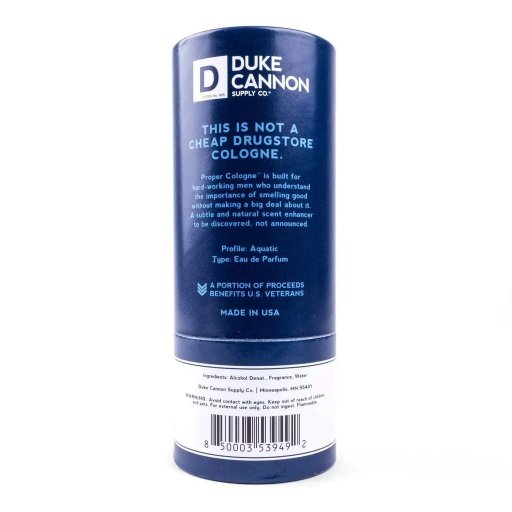 Duke - for Huron/Eau Co. Proper Cannon Cologne, Men Supply de 1.7 Fl Oz Parfum