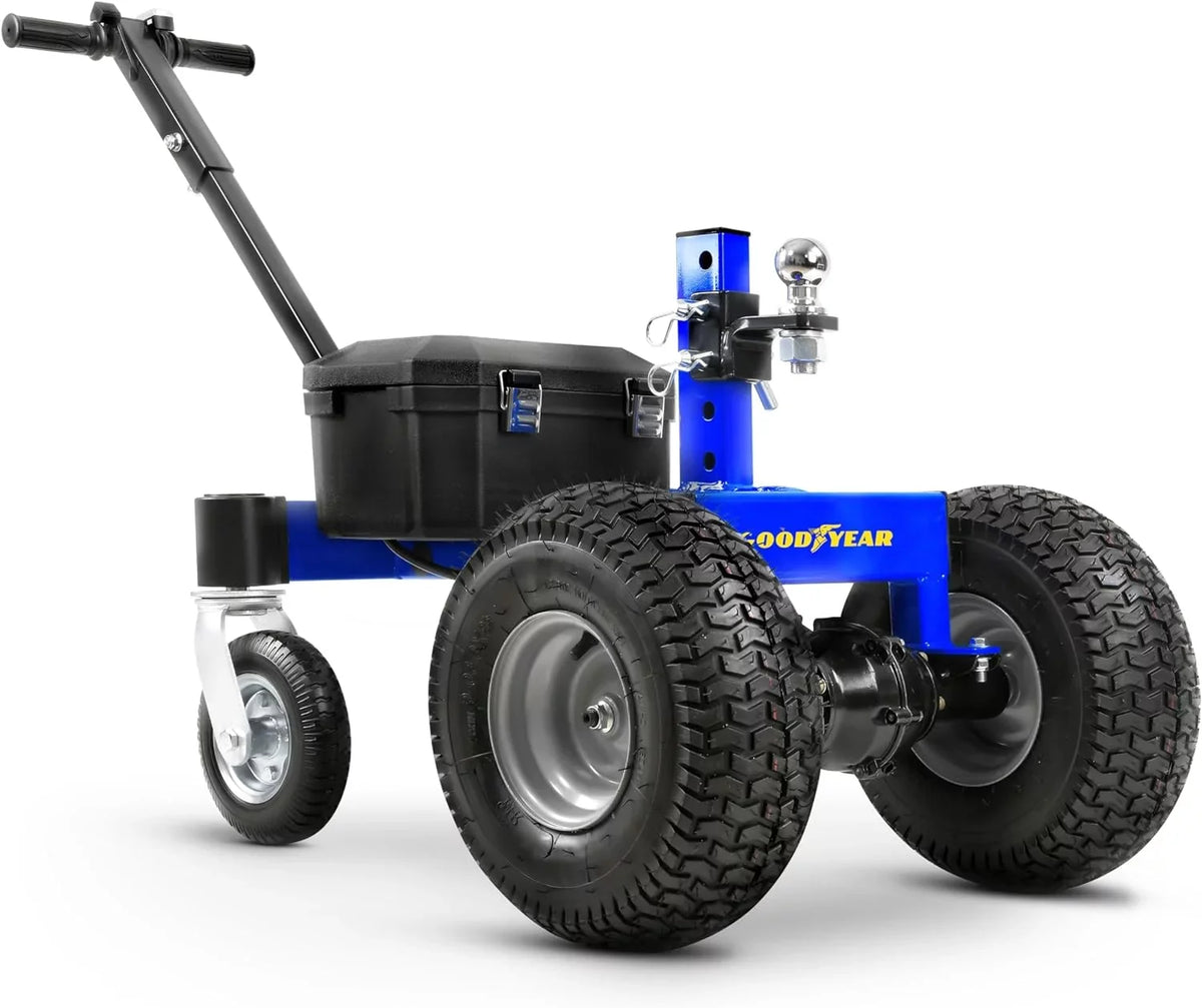 Goodyear 600LB Ski Weight, Operation, Ball Tongue Advanced Trailer Mount DC 7Ah, 24V RV/Boat/Utility/Jet Hitch Electric Trailer Dolly 2" with – Max Quiet Commercial Weight, 3600LBS 800W Mover