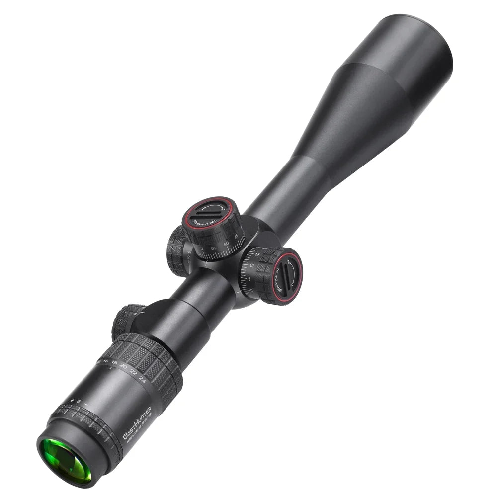mm Illuminated FFP Riflescope 6-24X50 Rifle 30 SFIR WestHunter Optics WHI Scope,