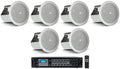 Speakers+Receiver 6) JBL For Amp CONTROL 14C/T 4" In-Ceiling Restaurant/Bar/Cafe