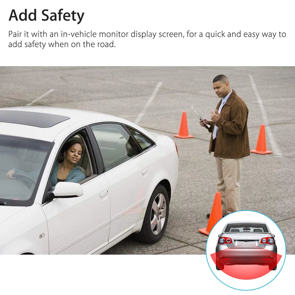 Rear Camera 5" View setup Monitor Car Backup HD Night Parking Vision Wireless +