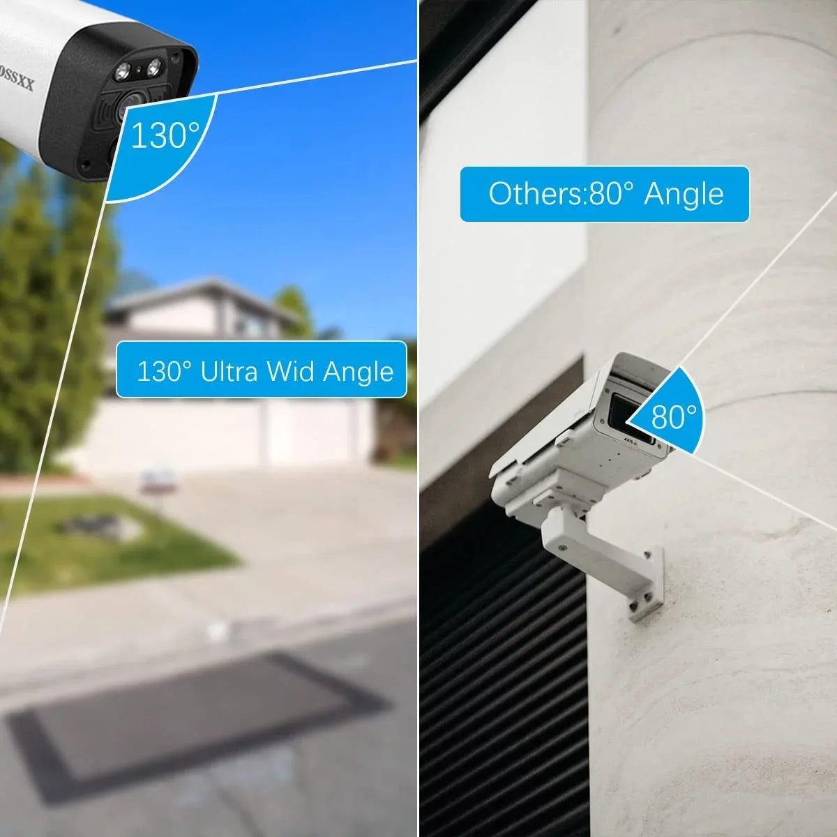 surveillance Wireless Security System,8PcsOutdoor ,night Audio camera, 2-Way Wifi 5.5MP OOSSXX Security Camera Cameras vision cameras,
