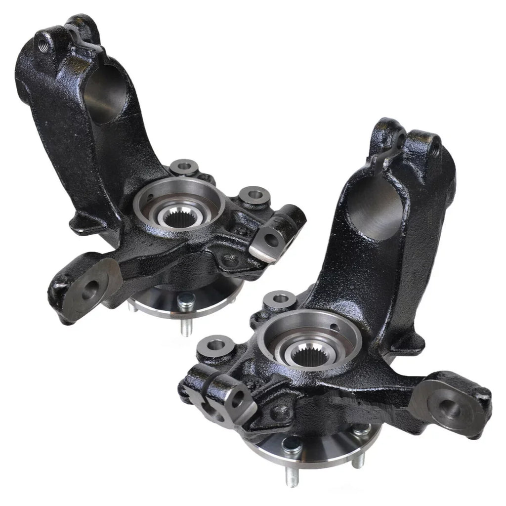 2015 2013 Passenger 2016 with Steering and 2014 2.0L 5 Driver ABS and Replacement 2012 Lugs FWD Knuckles Wheel AutoShack Ford Hub of Set Assembly Front 2018 Side 2 2017 for Bearing Focus