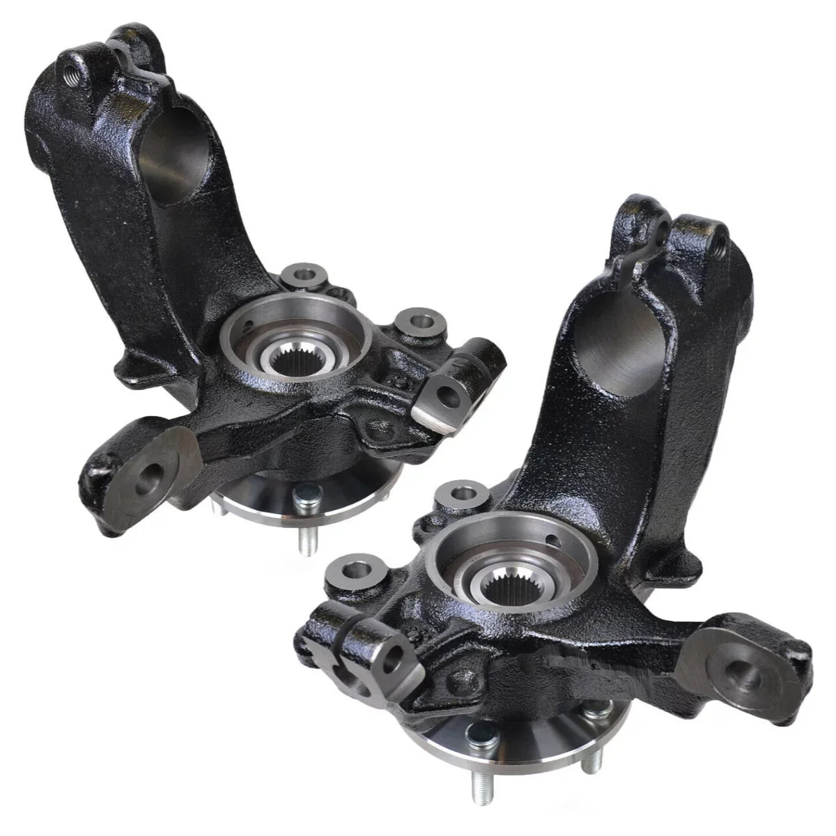 2015 2013 Passenger 2016 with Steering and 2014 2.0L 5 Driver ABS and Replacement 2012 Lugs FWD Knuckles Wheel AutoShack Ford Hub of Set Assembly Front 2018 Side 2 2017 for Bearing Focus