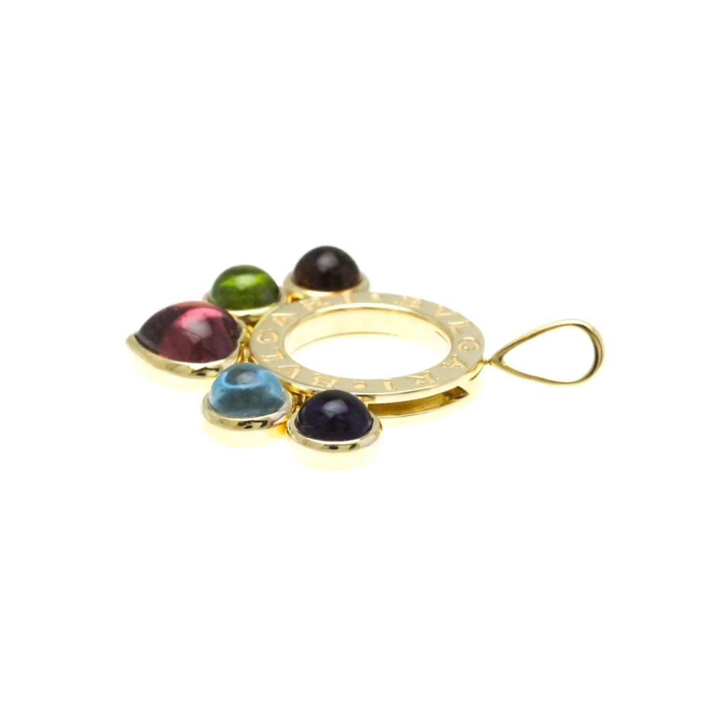 Amethyst,Citrine,Peridot,Topaz,Tourmaline Yellow Bvlgari Women,Men Gold Allegra (Gold) Pendant (Good) Fashion (18K) Necklace Pre-Owned