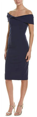 Shoulder Nicole Artelier Twist Small US NAVY Off Dress, Miller Structured