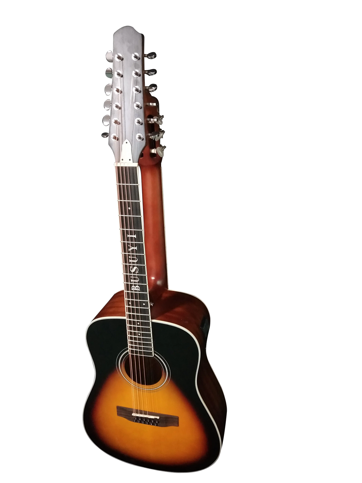 PT Double Guitar Sided Acoustic Strings Busuyi 2021 Sunset 12/6 Neck, Double