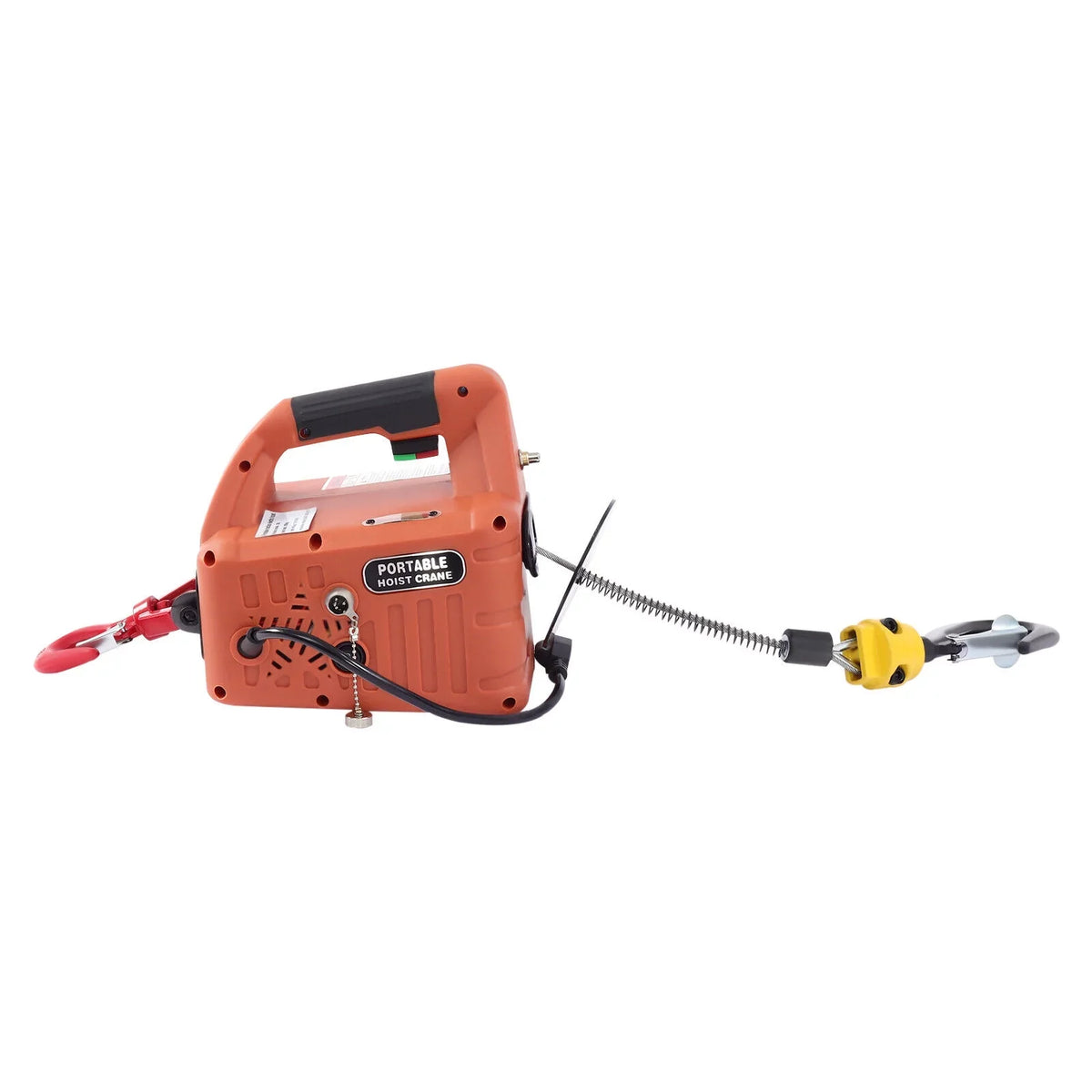 Hoist 110V Winch Portable Electric Kit 3-in-1 LBS ZhdnBhnos Remote Lift Control Wireless Crane 1100