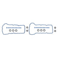 Gasket FEL-PRO F-150 Set 2013 Ford VS Valve 50814 Cover R
