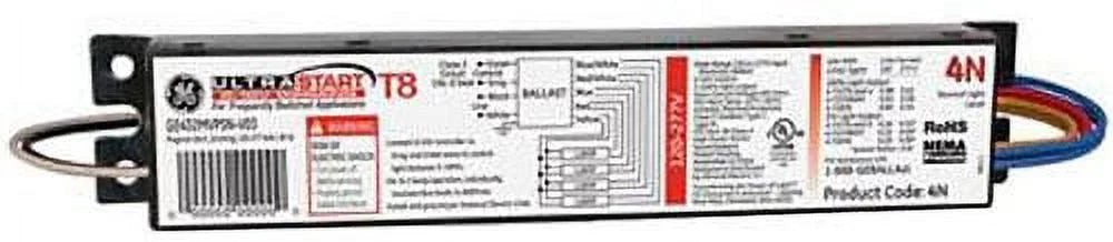 T8 UltraStart 100-3-Percent Rapid Fluorescent Lighting 62044 T8 Dimming Start GE GE432MVPS-N-V03W Programmed Lamps 0-10-Volt Electronic 0-10V