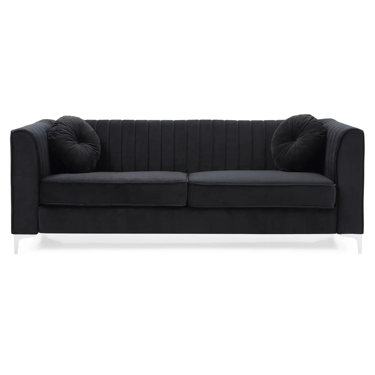 ) ( 2 Boxes Black Southwestern Homestock , Style G793A-S Sofa