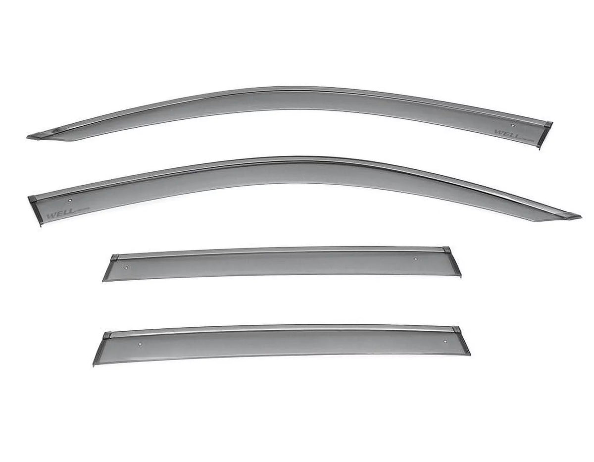 2024 / BMW for Wind With 2019 Wellvisors 2021 Side Visors 2022 Guard 2023 Trim Deflectors X3 Rain G01 Black 3-847BM017 2020 Window 2018