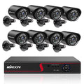 Recorder Video High Phone Office 8 setup Set and DVR Home Definition for P2P Monitoring KKmoon Camera Full Recording Remote