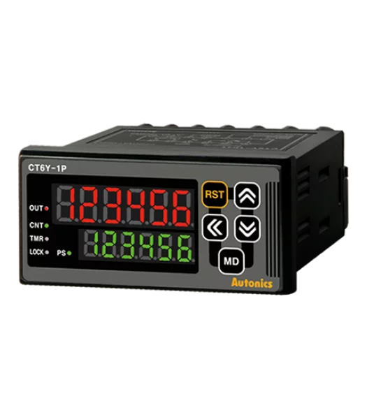value 100-240 PNP Counter/Timer, Preset, or VAC Output, Collector NPN 3A, SPDT(1c) W72xH36mm, 6-Digit, CT6Y-1P4 LED, Input, Relay Open Prescale setting, NPN 1 250VAC