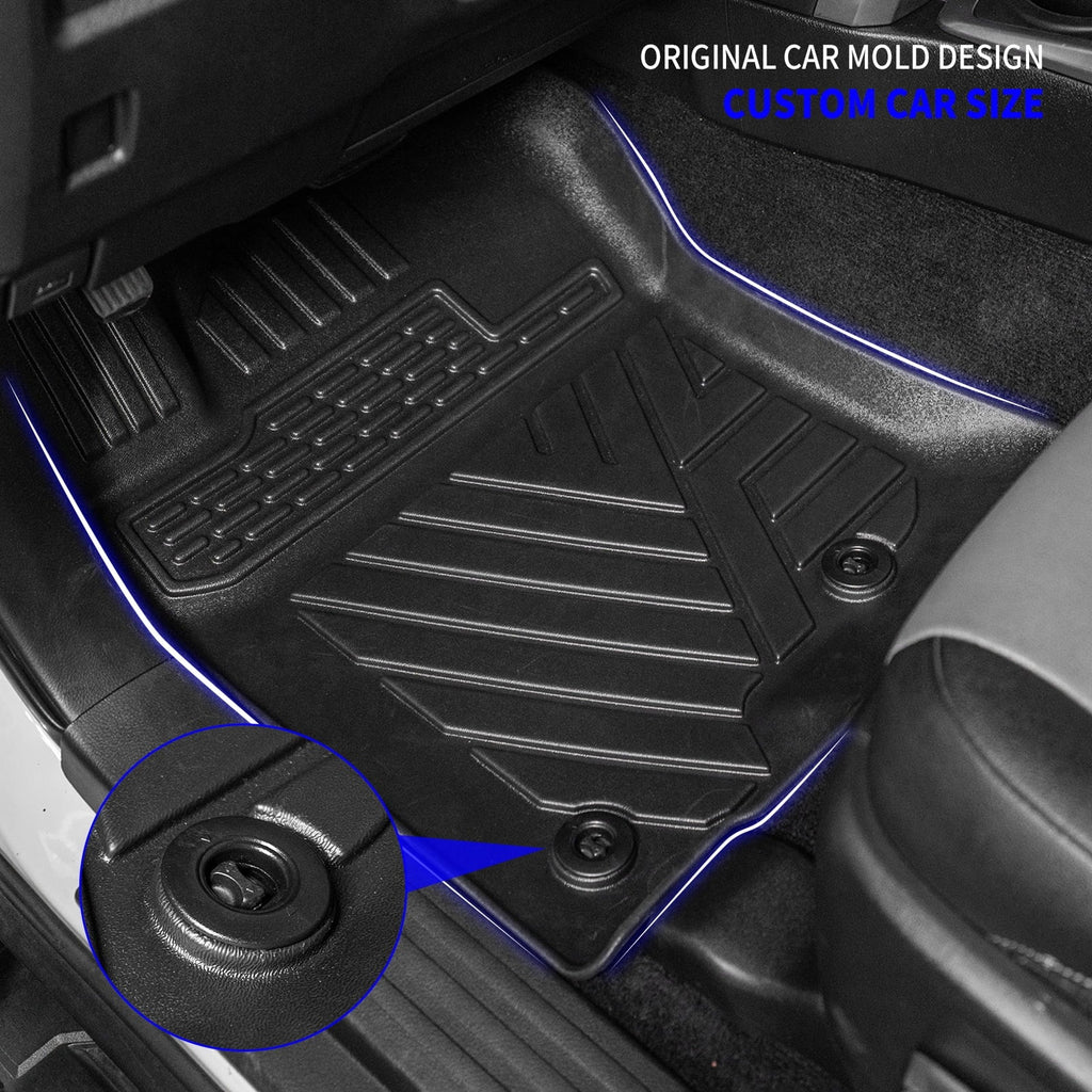 2013-2023 Mat Mats+Trunk 7 Liner 4Runner Cargo Seats Row Toyota Mats) (3rd Mat+Floor Trunk Fit Backrest