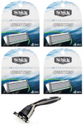 Ct. Refill Quattro Pack) Compatible 4 Cartridges, Razor Schick + (4