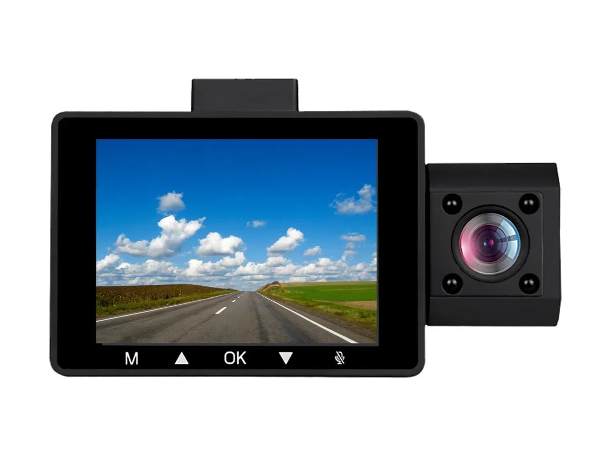 2K with Edition Dash Adesso G-Sensor View, View GOSP32G Surveillance by Rear Cam Pro Front 3-Channel Angle View, Cabin Wide - - myGEKOgear Scout