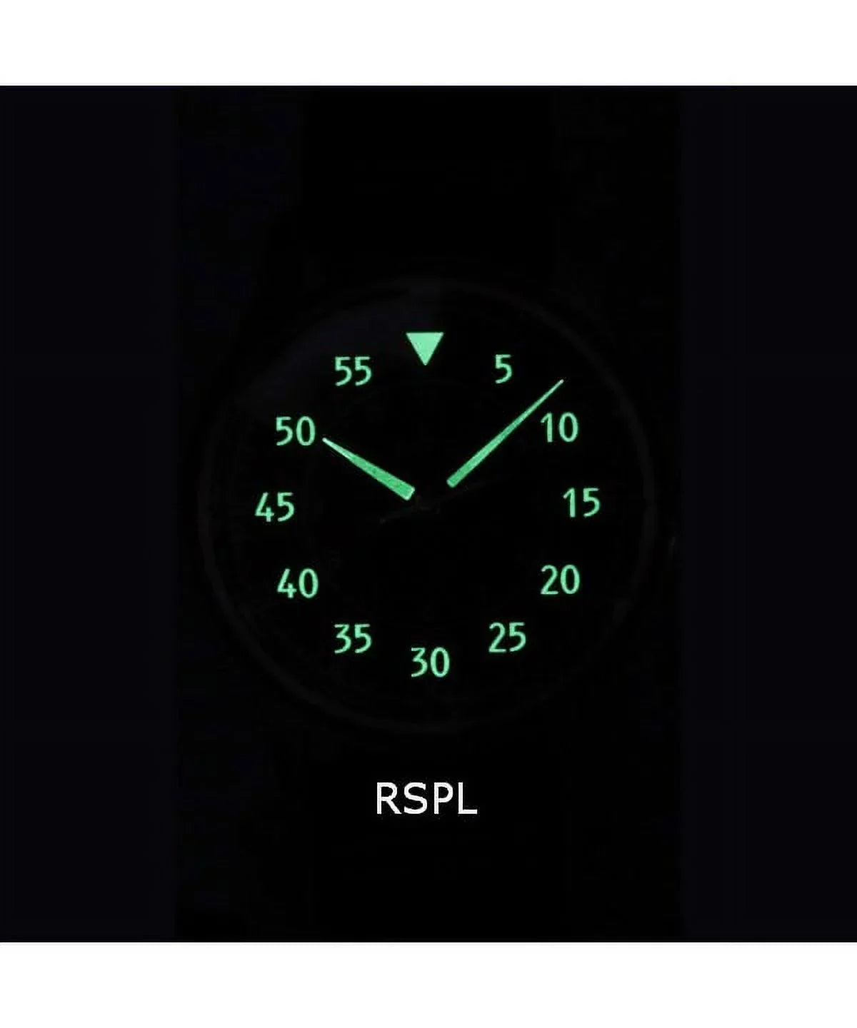 Automatic Black Men's Ratio Skysurfer Watch 200M Pilot Leather RTS321 Sunray Dial