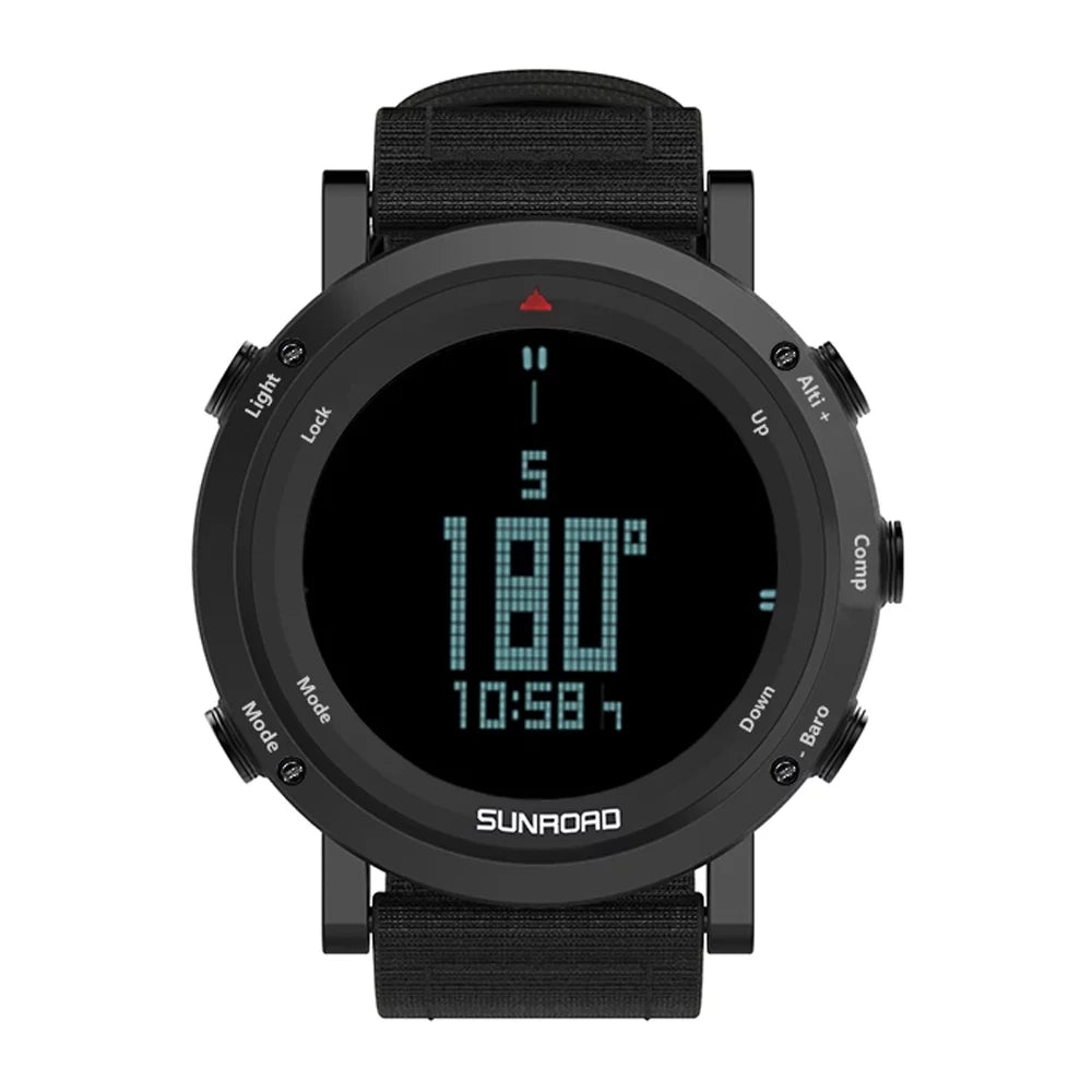 Multifunctional Altimeter Outdoor Watch Compass Mountaineering 50meters Barometer Sports Men -resistant Weather Trekking for Watch Forecast Running Camping