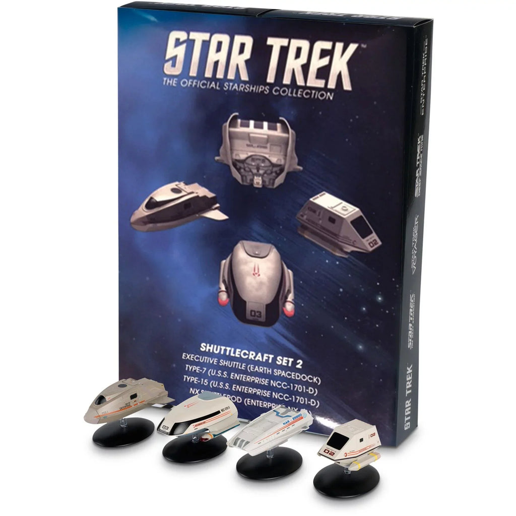 STDC705 Trek Die 2 Star Eaglemoss design Shuttle Set Cast Ship