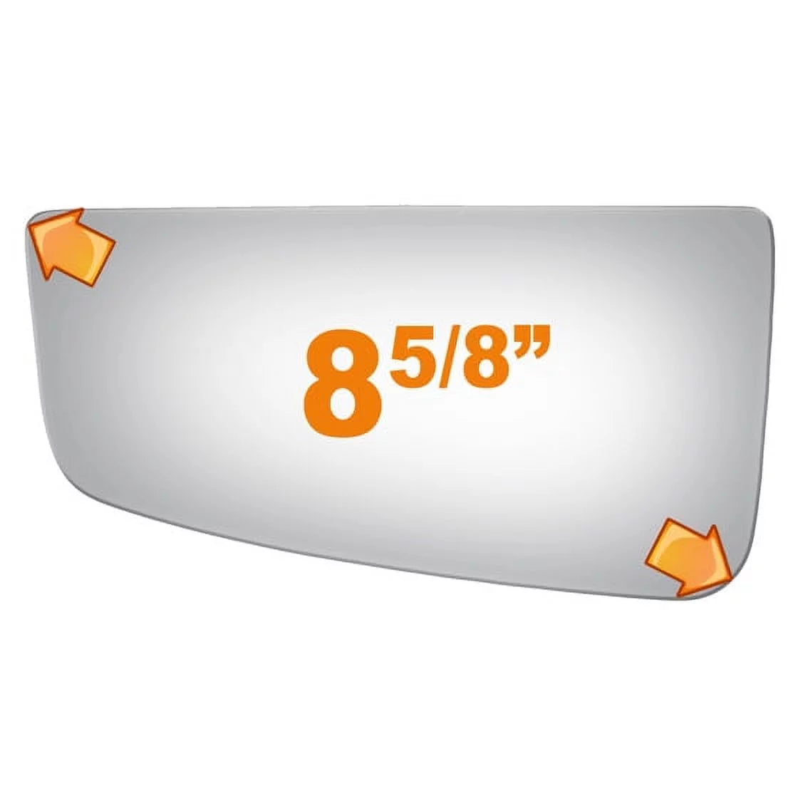 '- - Glass View Mirror Glass Clear Replacement Burco Side 3915