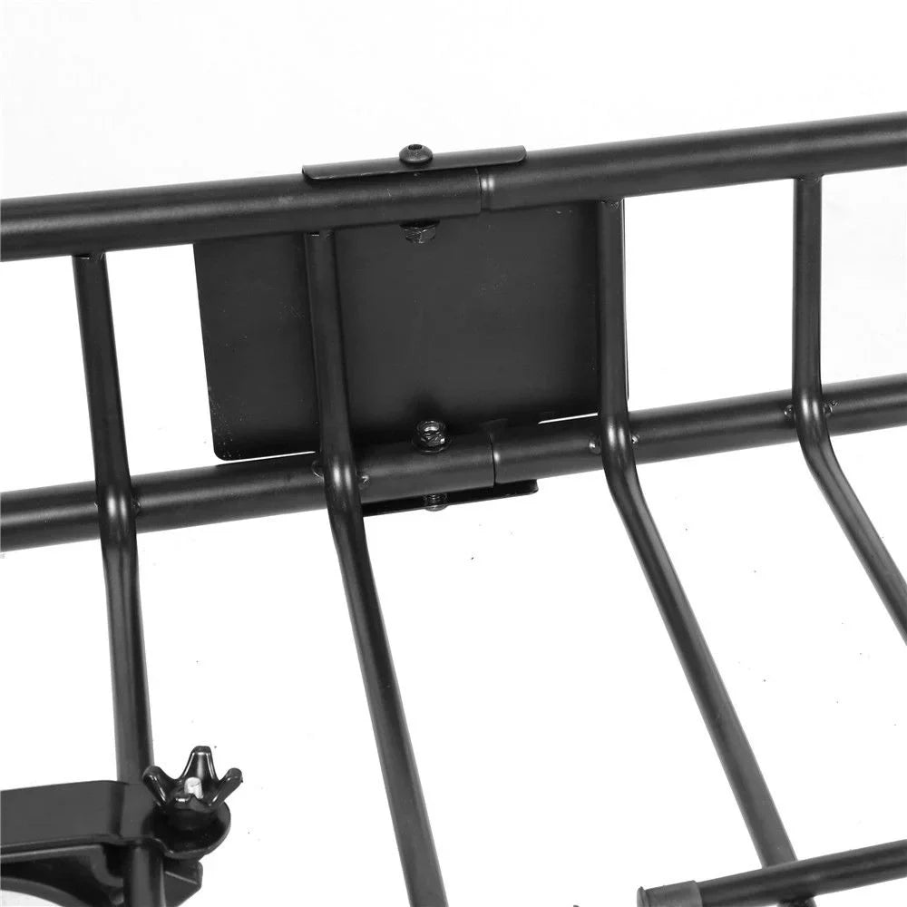 Roof 6" Top Rack Cargo x Holder - lbs Carrier 150 Carrier Cargo X Universal Steel 44" 39" Black Luggage Rooftop Jeremywell