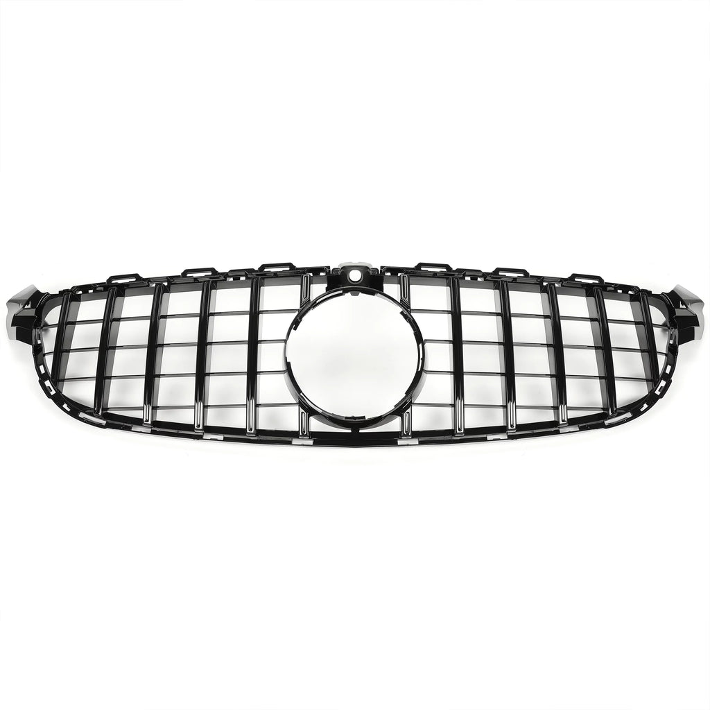 2017 Painted Black Or Camera for C63 Bumper Mercedes Cover Front Both with design W205 2018 2015 without 2016 for AMG Kojem Benz S Grille