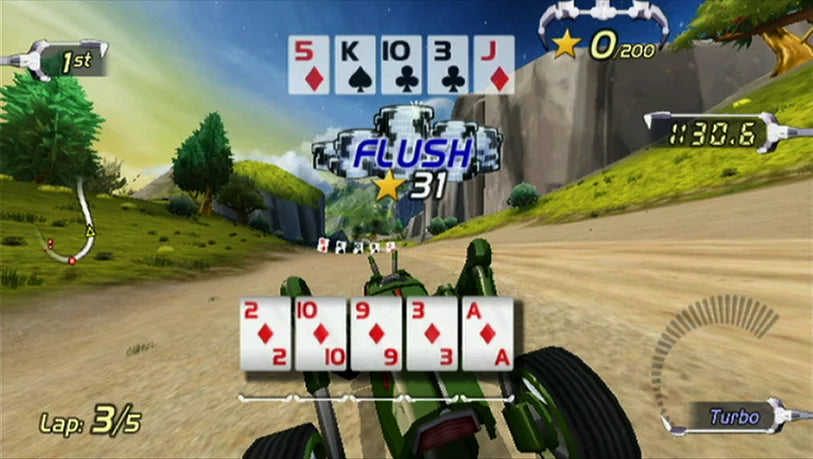 Wii Trick Nintendo Racing Excitebots: -
