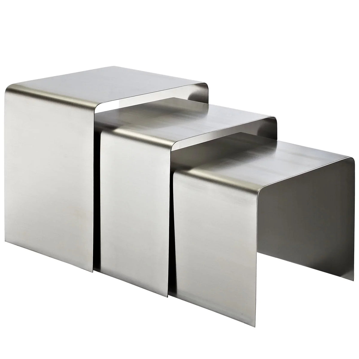 Table Nesting in Modway Silver Rush