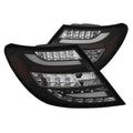 C 2011-2014 design 11-14 Fit (Will Benz Lights select: Mercedes LED Spyder W204 C-Class MERCEDES-BENZ Only) Fits - Tail LED Black