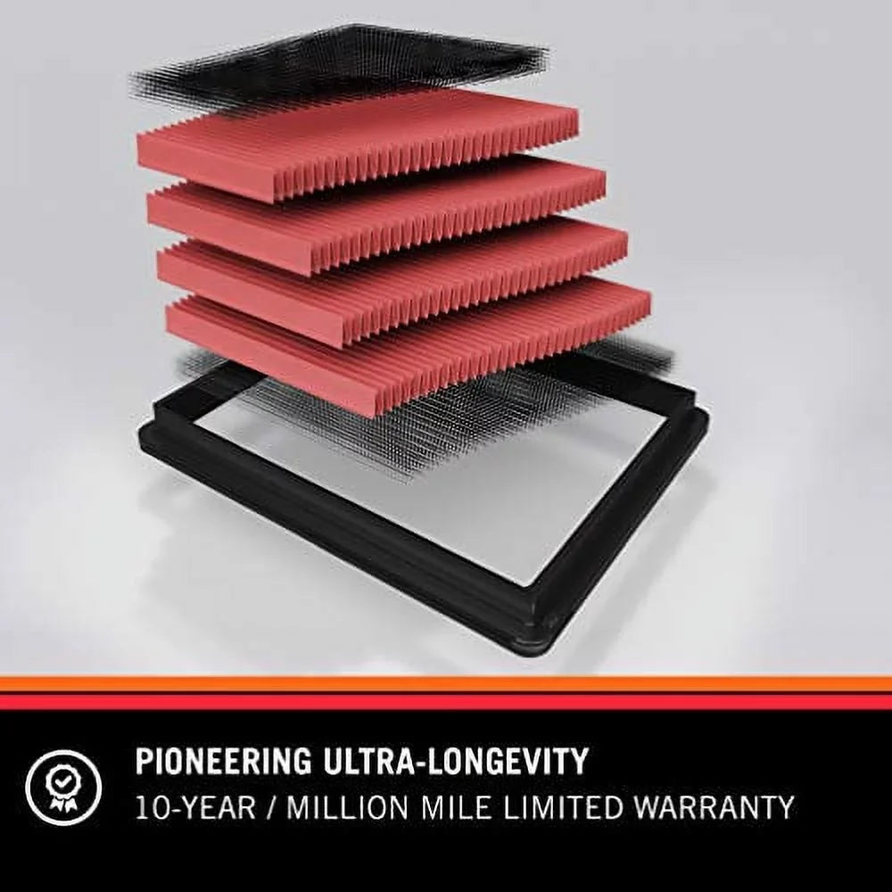 Filter: K&N 33-2462 Cargo Performance, Van, 2011-2019 High & Voyager, Engine Filter: (Grand Air Country Premium, Replacement Town Washable, Routan), Van, Caravan, Dodge/Chrysler/Lancia/Ram/Volkswagen