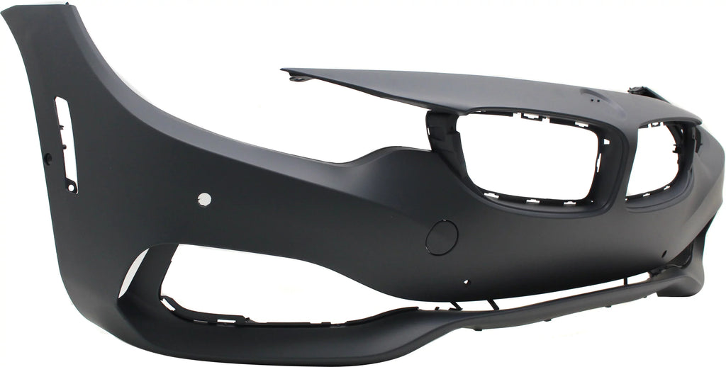 BMW Front PDC 2014-2017 4-SERIES BUMPER For with and Compatible COVER Convertible/Coupe/Hatchback Sensor Camera Primed Holes