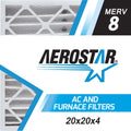 20 20 Pleated MERV the of Aerostar 20x20x4 x 8, in Box Air 3, USA x Made 4, Filter,