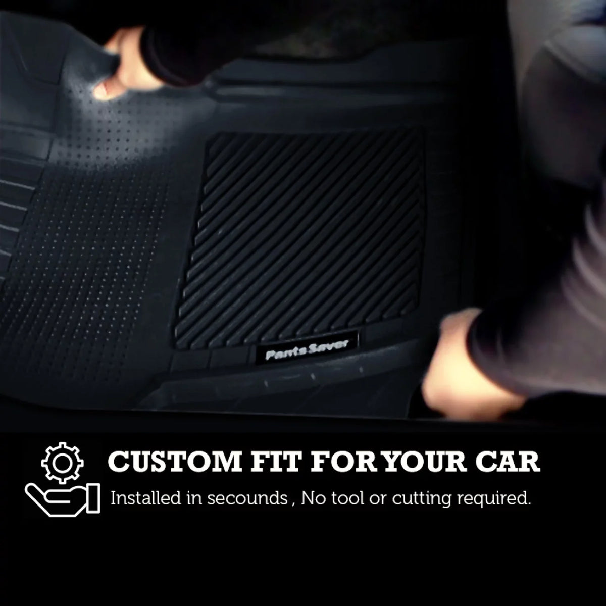 (Beige) Custom for Fit PantsSaver Protection Weather Set Mats Piece -4 All Floor GV80 2022-2023 Genesis