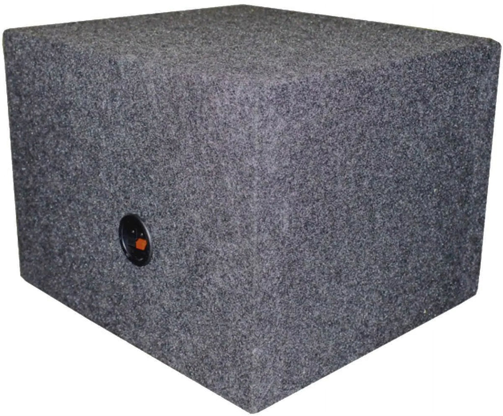 Audio Car Sub Ported Empty Box QPower Single Vented Subwoofer 15" Enclosure